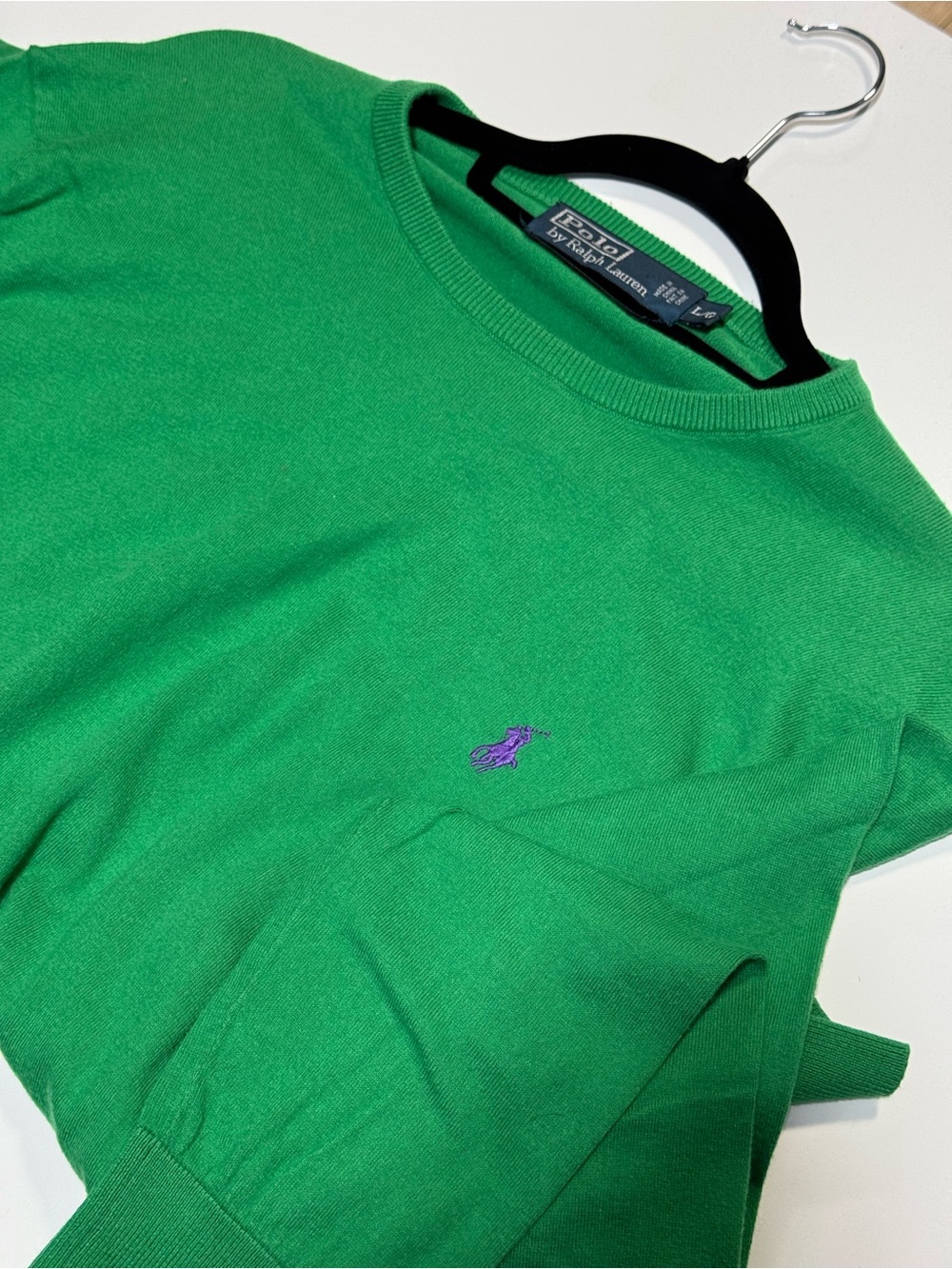 Polo Ralph Lauren Men's Green Crewneck Sweater